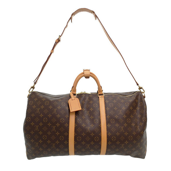 Louis Vuitton Handbags - Louis Vuitton Monogram Keepall Bandouliere Travel Boston Bag